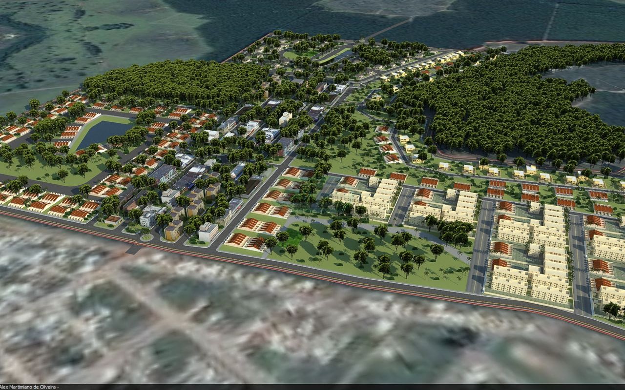 Estudo para empreendimento imobiliário cidade de Cristalina-GO Fluxo: SketchUp V-Ray SU 2.0